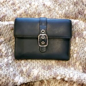 Coach leather women's wallet